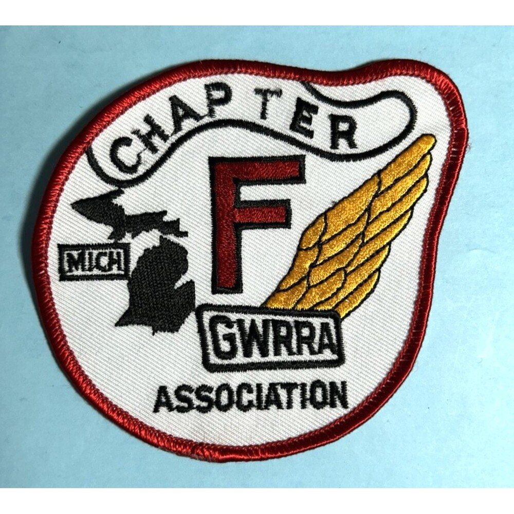 Michigan Chapter 7 Honda GWRRA Association Motorcycle Embroidered 4” Patch AS is